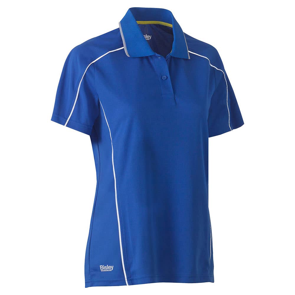 Shirt Bisley Cool Mesh Polo BKL1425 Royal Blue (BVCB) 130gsm Womens 10_432726_BKL1425_BVCB10