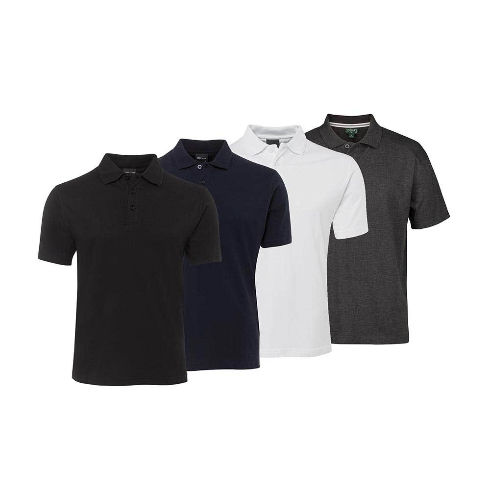2CJ Colours of Cotton Short Sleeve Polo Shirt 190gsm JB2CJ
