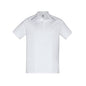 Shirt Polo S/S Poly Academy White/Silver 2XL Biz 496833 P012MS-WHT/SLV-2XL