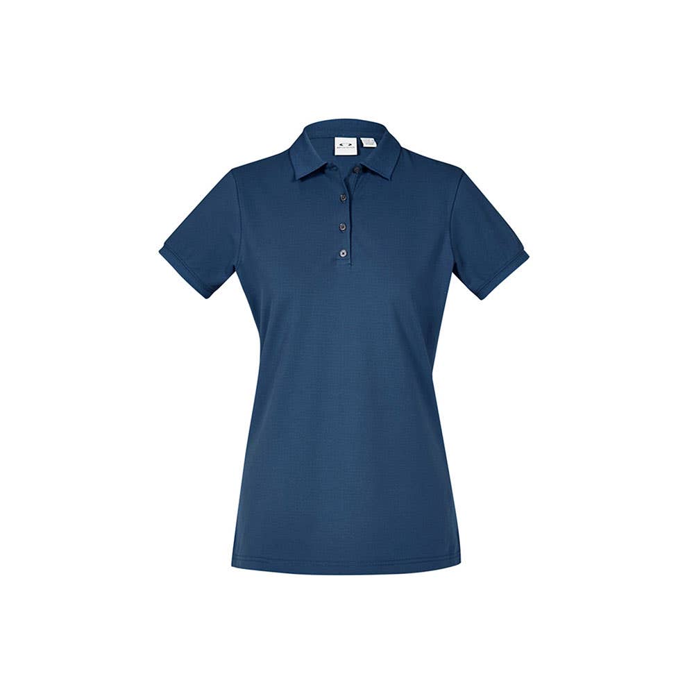 P105LS Women's City Polo Shirt 190gsm Mineral Blue 10_40031394_P105LS_MBLU_10
