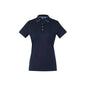 P106LS Aston Women's Polo Shirt 185gsm Navy/Silver 10 40031412 P106LS-NVY/SIL-10