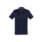 Aston Short Sleeve Polo Shirt 185gsm Navy/Silver L 40031418 P106MS NAV L