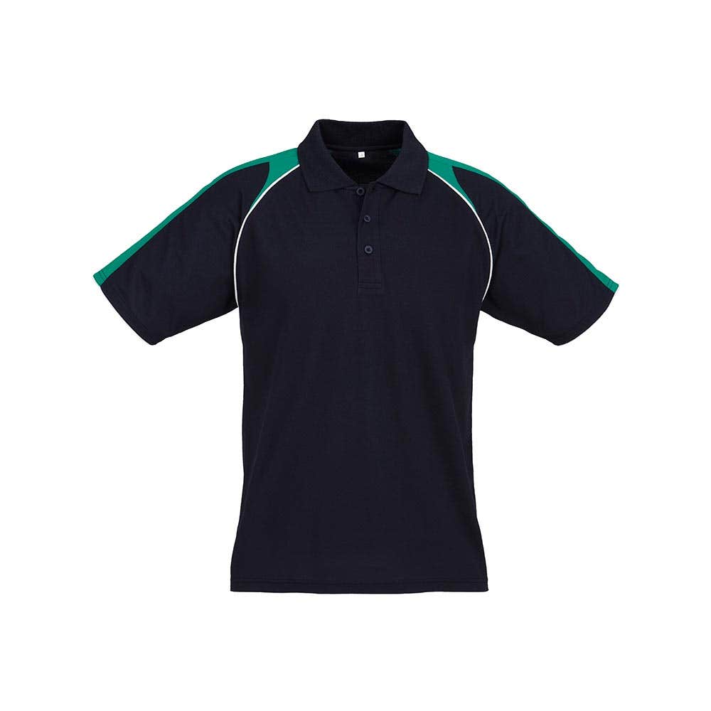 2XL Shirt Polo S/S Poly/Cotton 170gsm Navy/kelly/green/white 501858 P225MS-2XL-NAV/KELL/GREE/WHITE