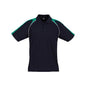2XL Shirt Polo S/S Poly/Cotton 170gsm Navy/kelly/green/white 501858 P225MS-2XL-NAV/KELL/GREE/WHITE
