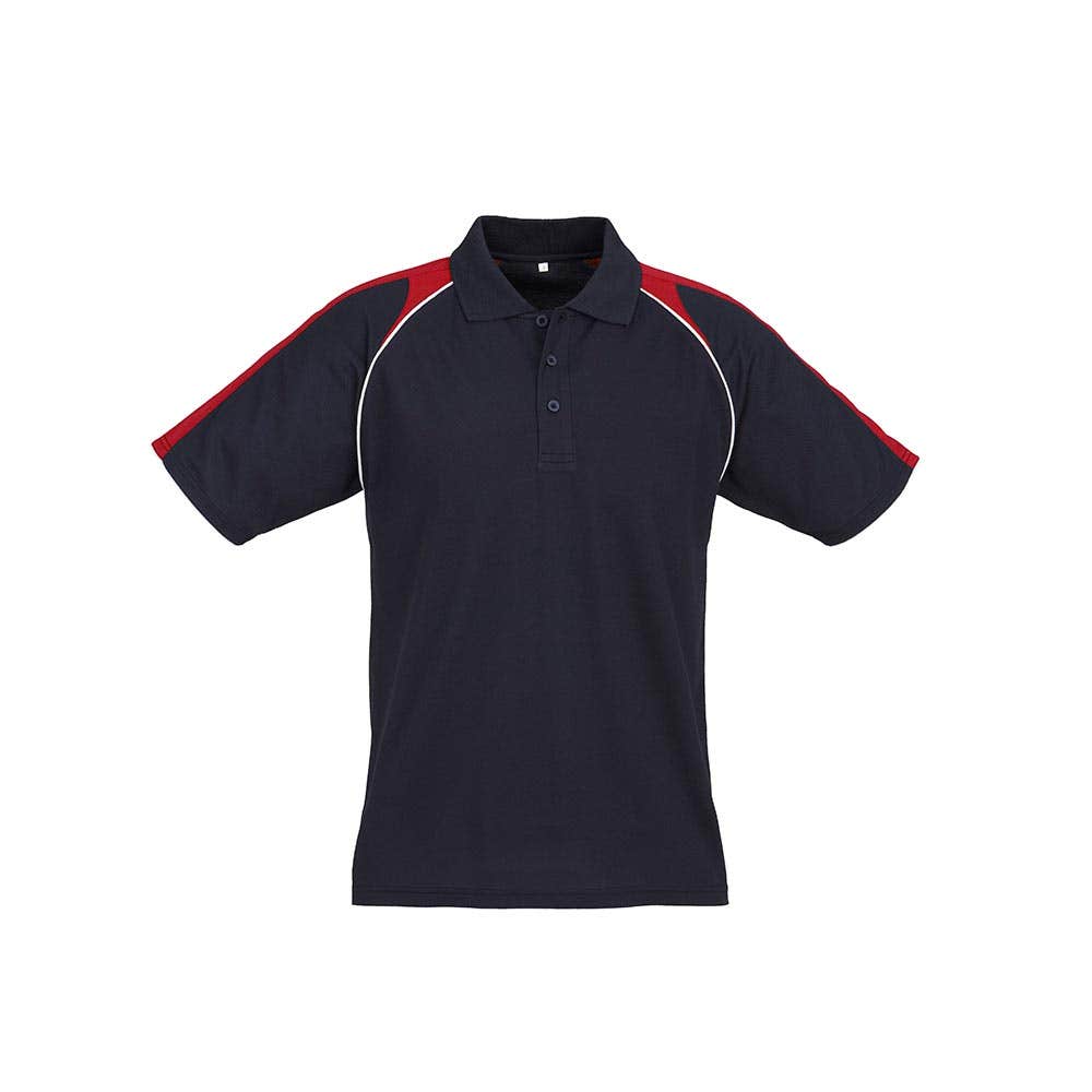 Shirt Polo S/S Poly Cotton Biz Cool Triton Navy/Red/White 2XL Biz 179479 P225MS-NAV/RED/WHT-2XL