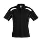 P244MS United S/S Polo Shirt Black/White 2XL_40036446_P244MS-BLK/WHT-2XL