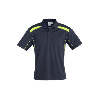 Shirt Polo S/S Polyester Biz Cool United Navy/Lime 2XL Biz_485340_P244MS-NAV/LIM-2XL