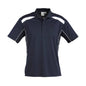 Shirt Polo S/S Polyester Biz Cool United Navy/White Large Biz_231560_P244MS-NAV/WHT-L