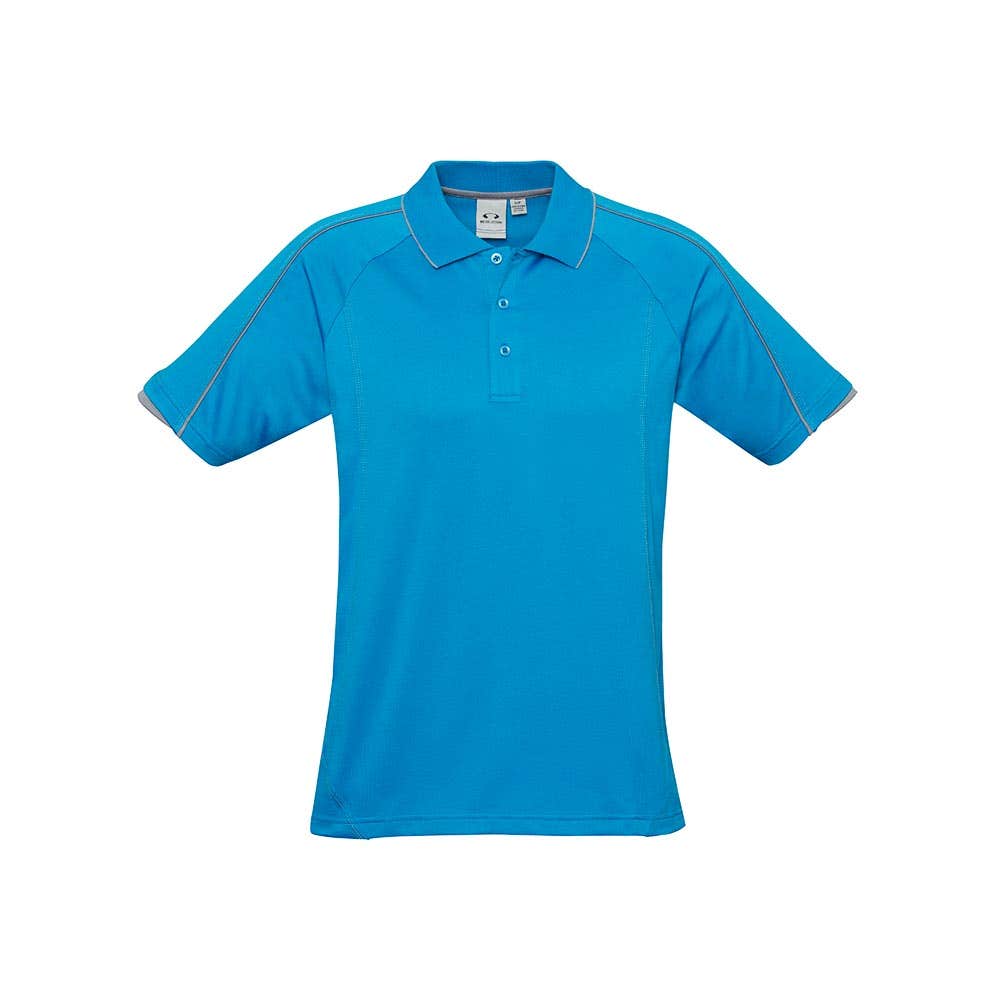 Blade Polo Mens Cyan/Silver/Grey - S 36021596 P303MS-CYN/SLV/GRY-S