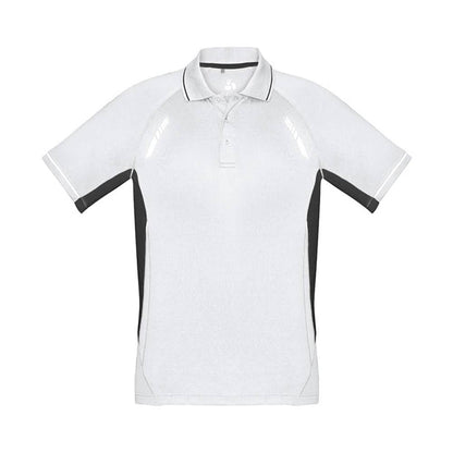 Shirt Polo S/S Micro Poly Biz Cool Renegade White/Black/Silver 2XL_528396_P700MS-WHT/BLK/SIL-2XL