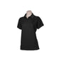 Shirt Polo Womens S/S Polyester Biz Cool Report Black 10 Biz 267111 P9925-BLK-10
