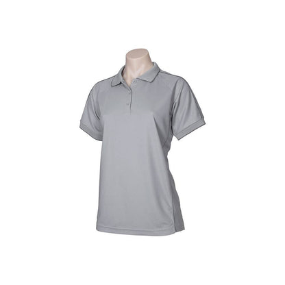 Shirt Polo Womens S/S Polyester Biz Cool Resort Grey/Charcoal 14 Biz 502563 P9925-GRY/CHAR-14