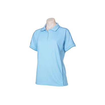 Ladies Resort Polo Spring Blue/Mid Blue Size 20 441370 P9925-SPRBLU/MIDBLU-20