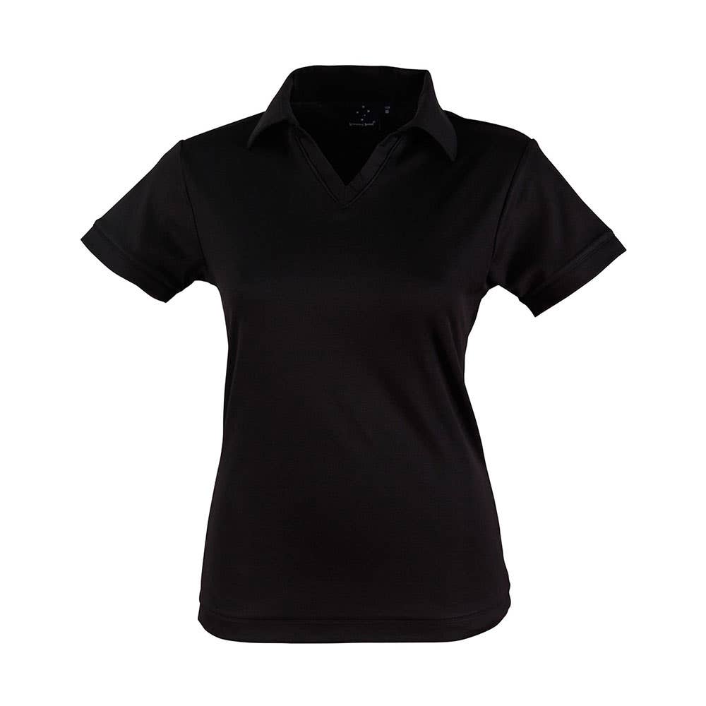 Shirt Womens Polo Winning Spirit Victory Black 10 40026261 PS34-Black-10