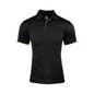 Shirt Polo S/S Driwear Poly 160gsm Yarra Black/gold 2XL_530240_1302-BLK/GLD-2XL