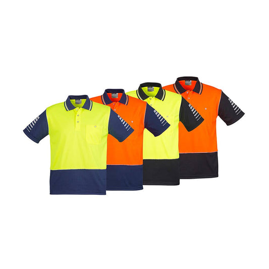 ZH236 Zone Hi-Vis Short Sleeve Polo Shirt 175gsm ZH236