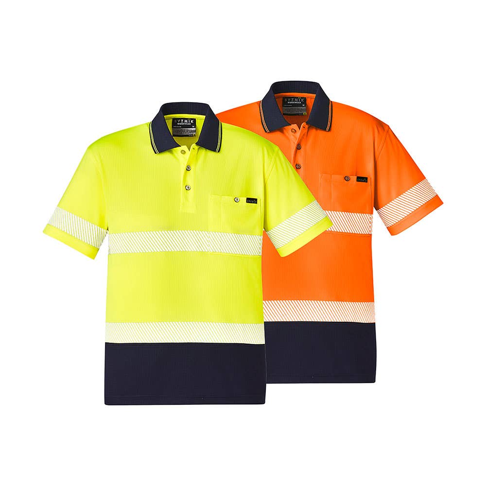 ZH535 Hi-Vis Taped Short Sleeve Polo Shirt 175gsm ZH535