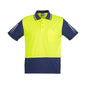 Mens Hi Vis TT Polo Shirt - Yel/Nvy - 2XL 36016682 ZH236-Y/N-2XL
