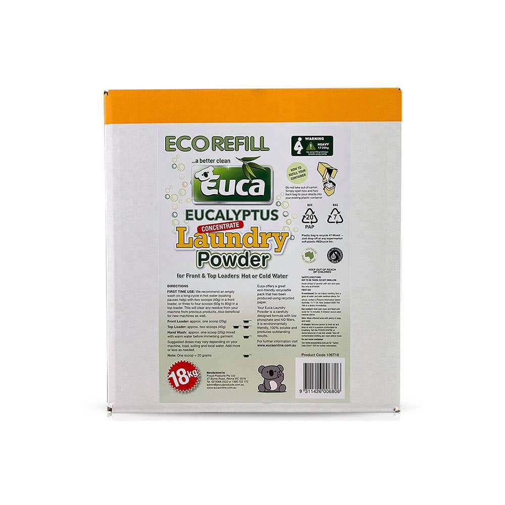 Euca Laundry Powder Eco Box 18kg 40033528 106T18