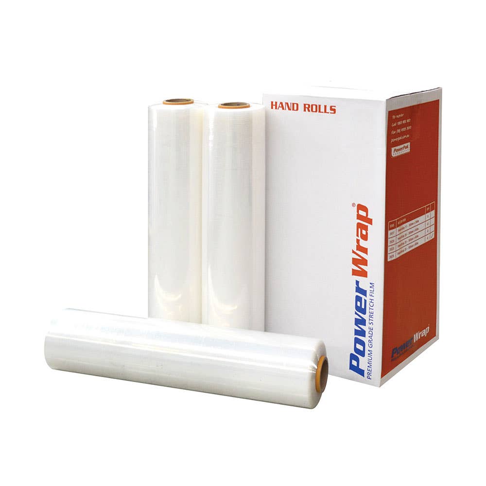 Powerwrap 25 Handstretch Film Roll 500mm x 380m x 25µm Clear 28000402 10021092