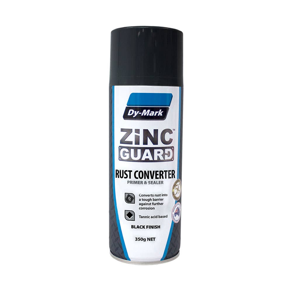 Zinc Guard&trade; Rust Converter Aerosol Matte Black 350g 500724 230733501