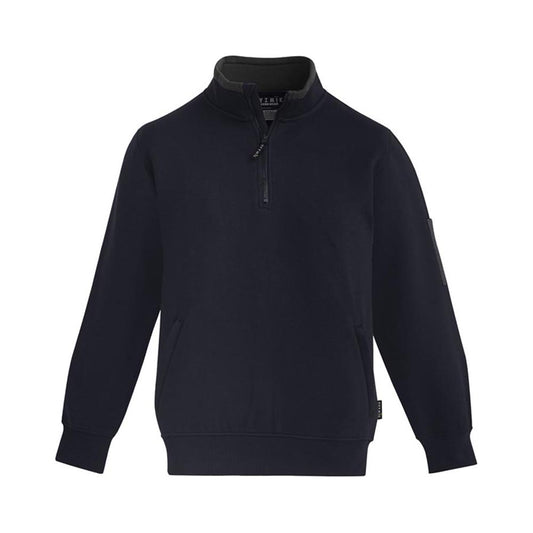 ZT366 Unisex 1/4 Zip Brushed Fleece Pullover Bridgestone Mining_BMSAZT366
