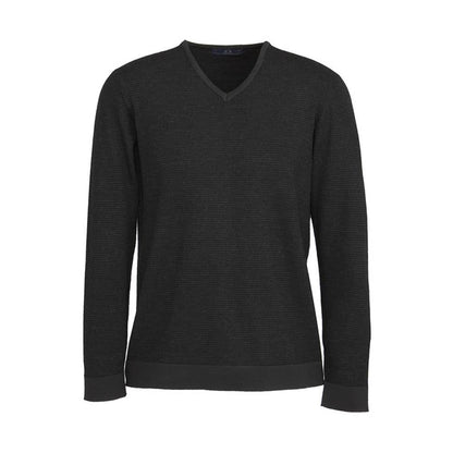Jumper Pullover Merino Wool V-neck Origin Black Small Biz 170449 WP131ML-BLK-S