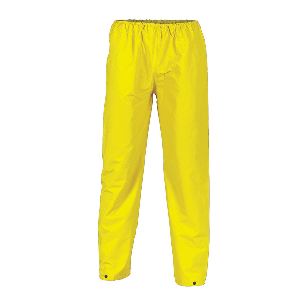 Pants Wet Weather 6XL Yellow PVC Elastic Waist_30003149_3703-Y-6XL