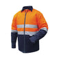 Jacket Cotton Drill Quilt Padded 311gsm 3M Tape Orange/Navy 2XL 60016892 MJ987-O/N-2XL