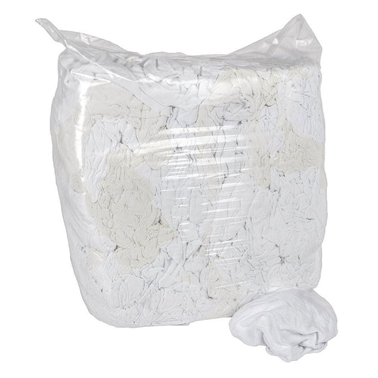 Rags Cotton White 10kg 36021632 SRB-WC-10