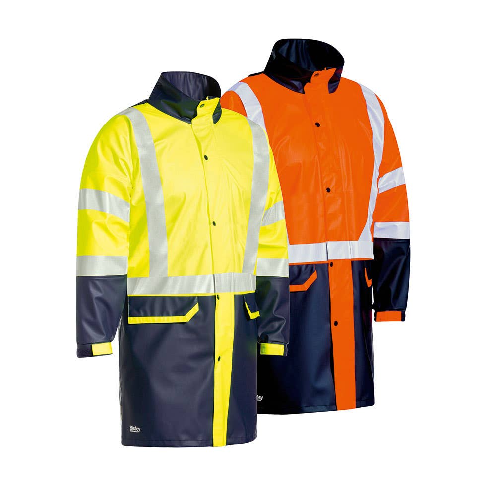 BJ6935HT Hi-Vis Waterproof Taped Rain Coat 190gsm Ace Waste ACEWBJ6935HT