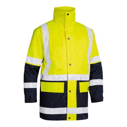 BK6975 5in1 Poly PU 300D Tape Rain Jacket + BUMA/Stanwell/CPA Logos & Name BUMABK6975CPA