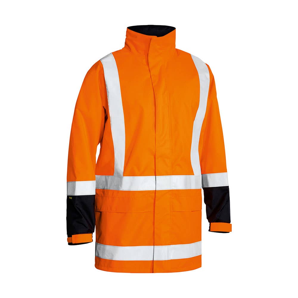 BJ6967T Hi-Vis Shell Taped Rain Jacket_BJ6967T
