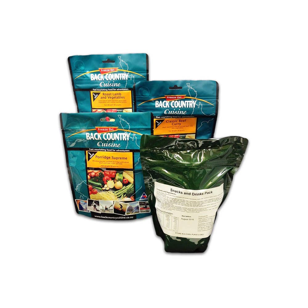One Dat Ration Pack Back Country Cuisine One Day Ration Pack Classic – ATOM