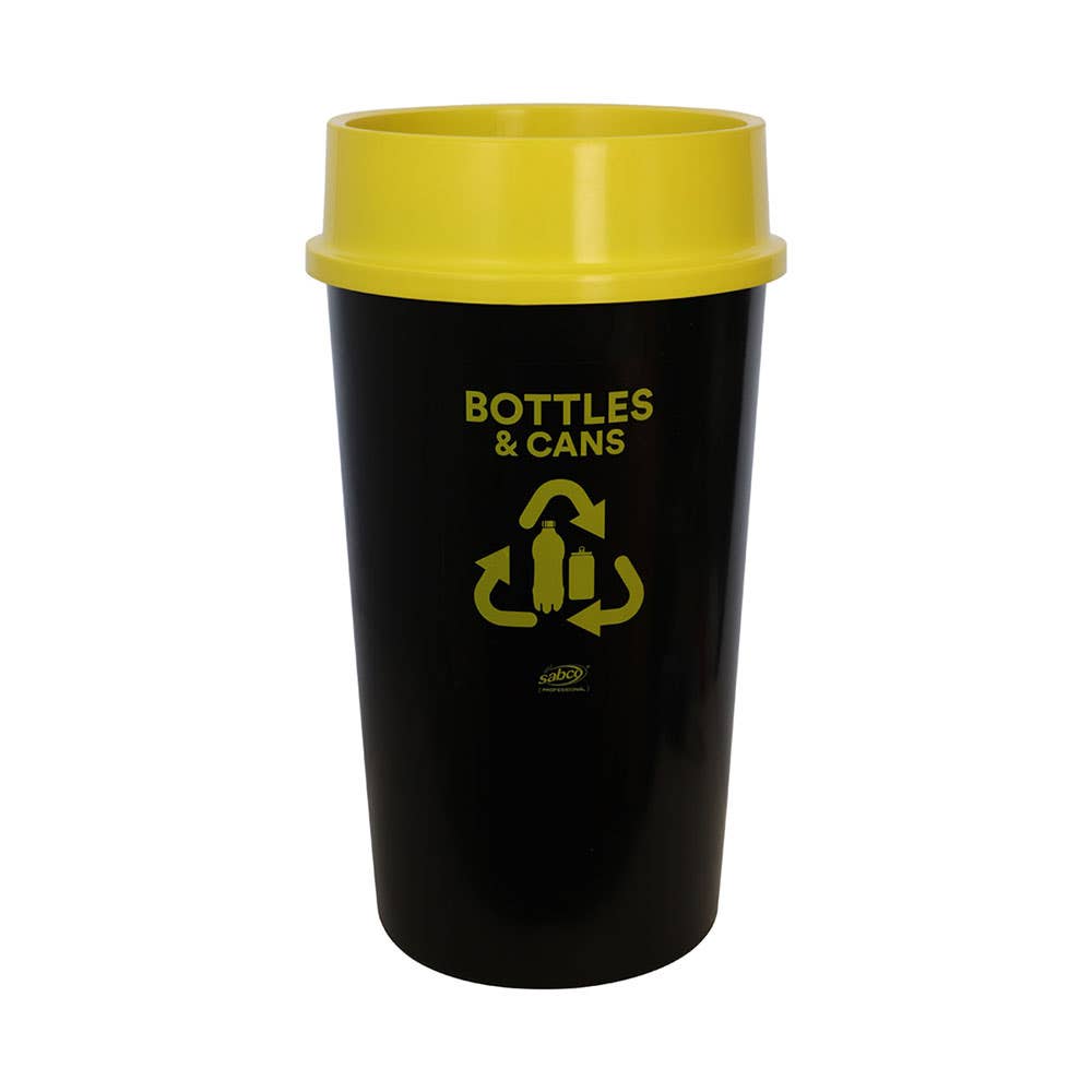 Recycling Station Kit Yellow 60L Bottles & Cans_40049066_SABC-2071Y