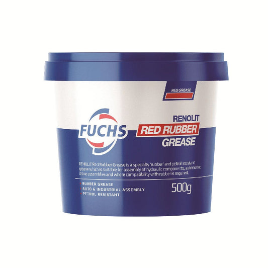 Red Rubbber Grease 500g 289028 28830500