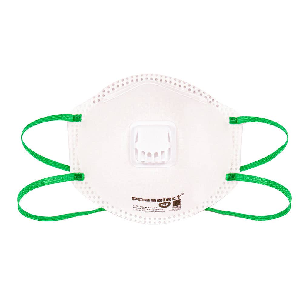 Disposable Respirator Pre-Formed Valved P1 Pk 10_55055040_DMP1V-10
