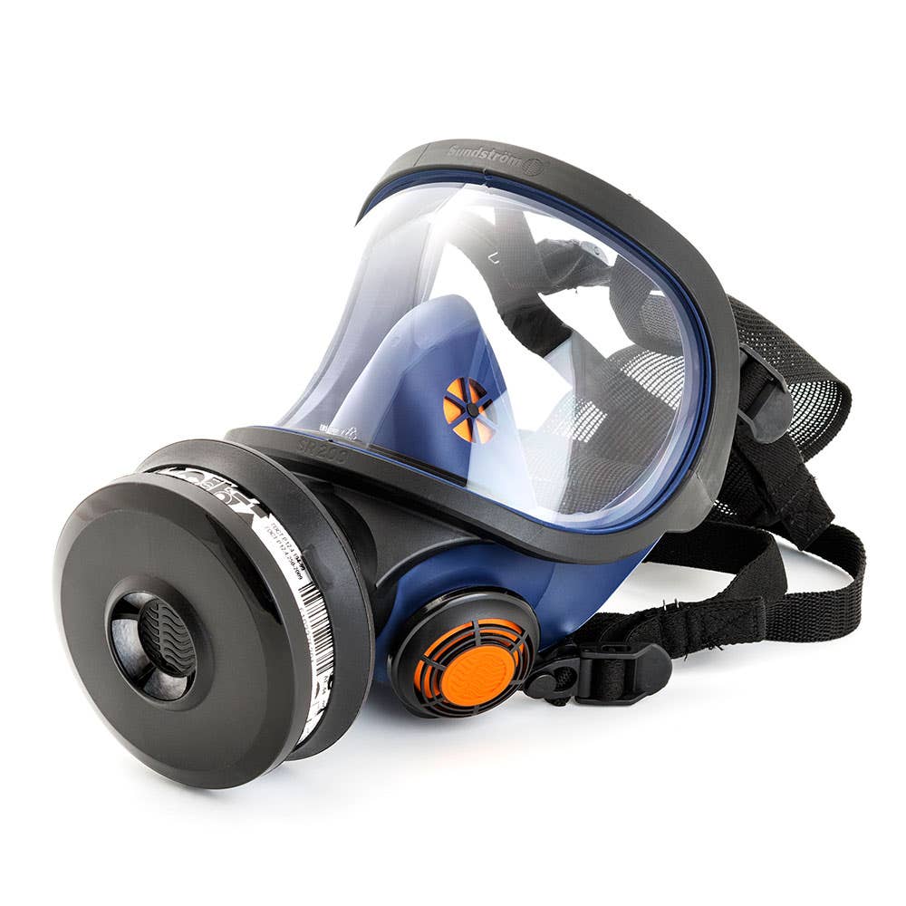 SR200 Full Face Respirator with Glass Visor 264454 110-04213