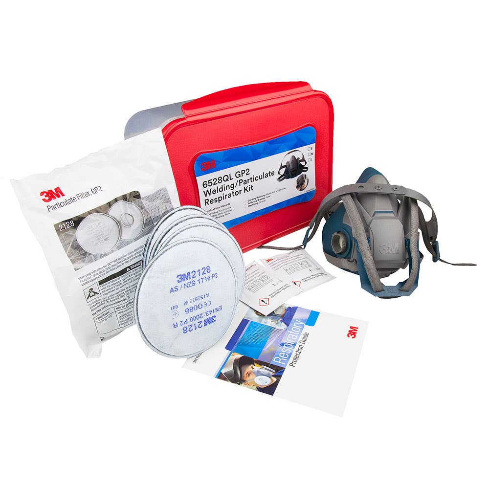 Respirator Kit Welding/Particulate 6528QL GP2 Large 3M_40010232_7012890637
