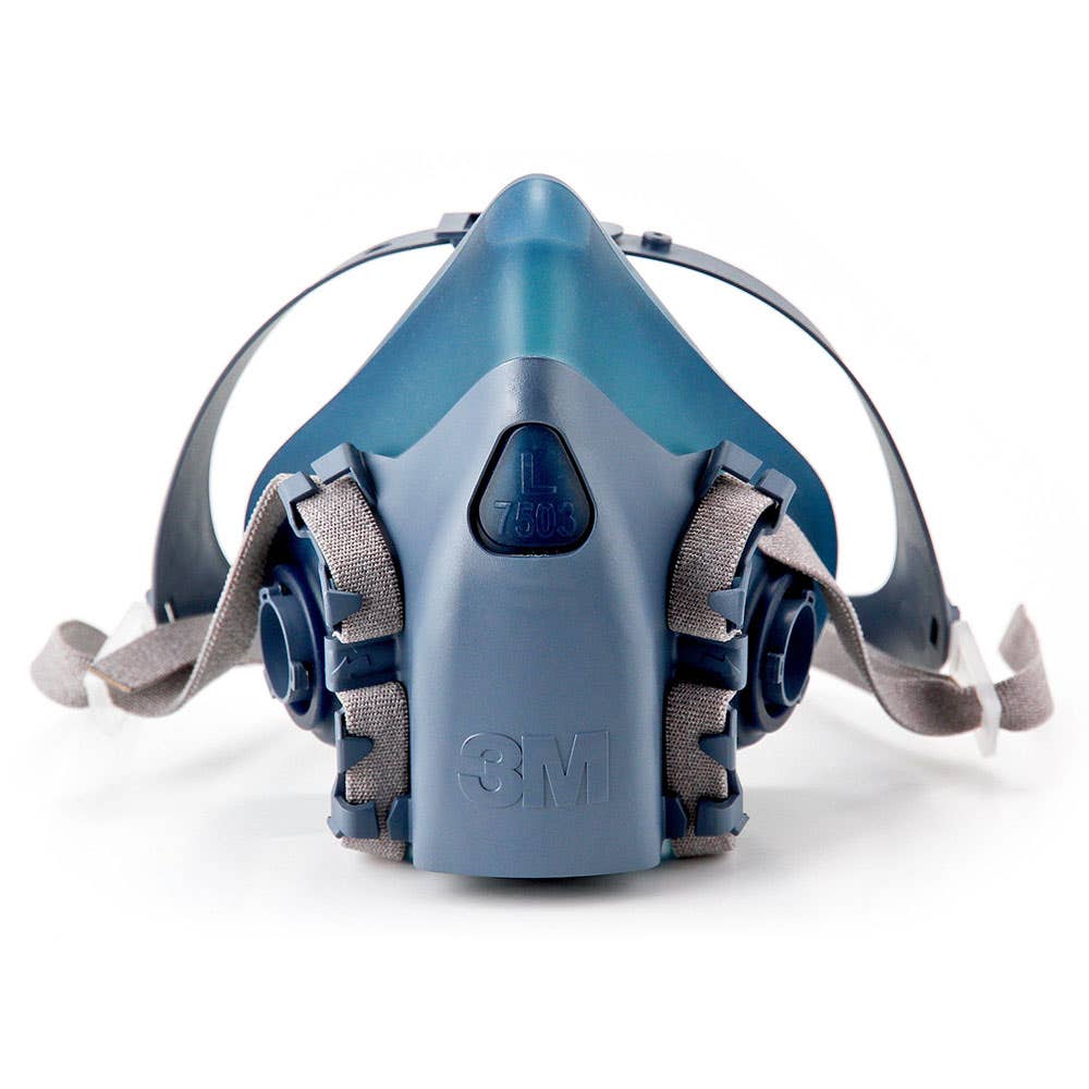 7503 Half Face Reusable Respirator Dual Cartridge Large_90100185_7000104178