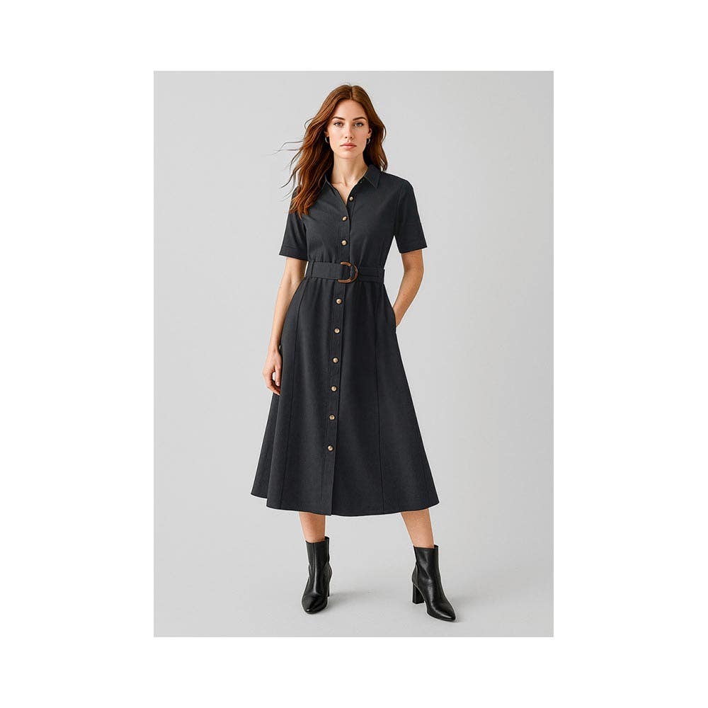 RO571LS Adele Midi Poly Dress_RO571LS