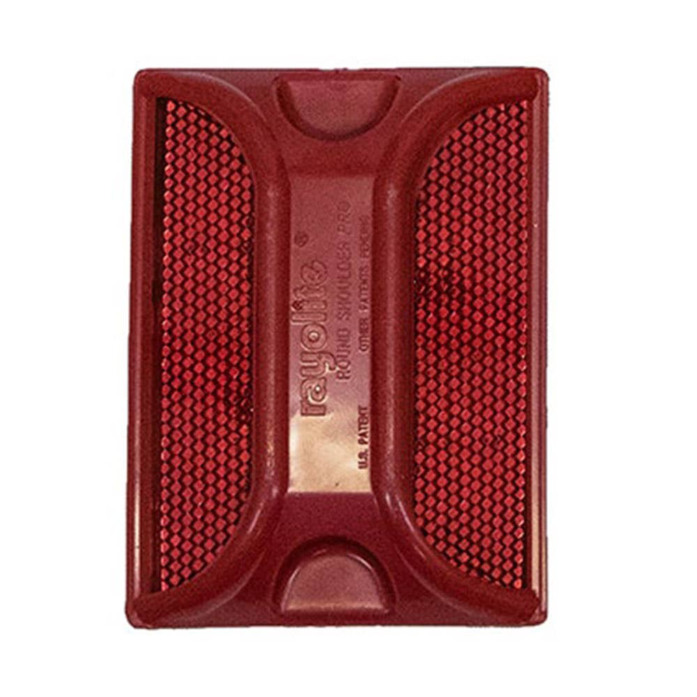 Raised 2-Way Reflective Road Marker Red 75 x 100mm_500970_A3644