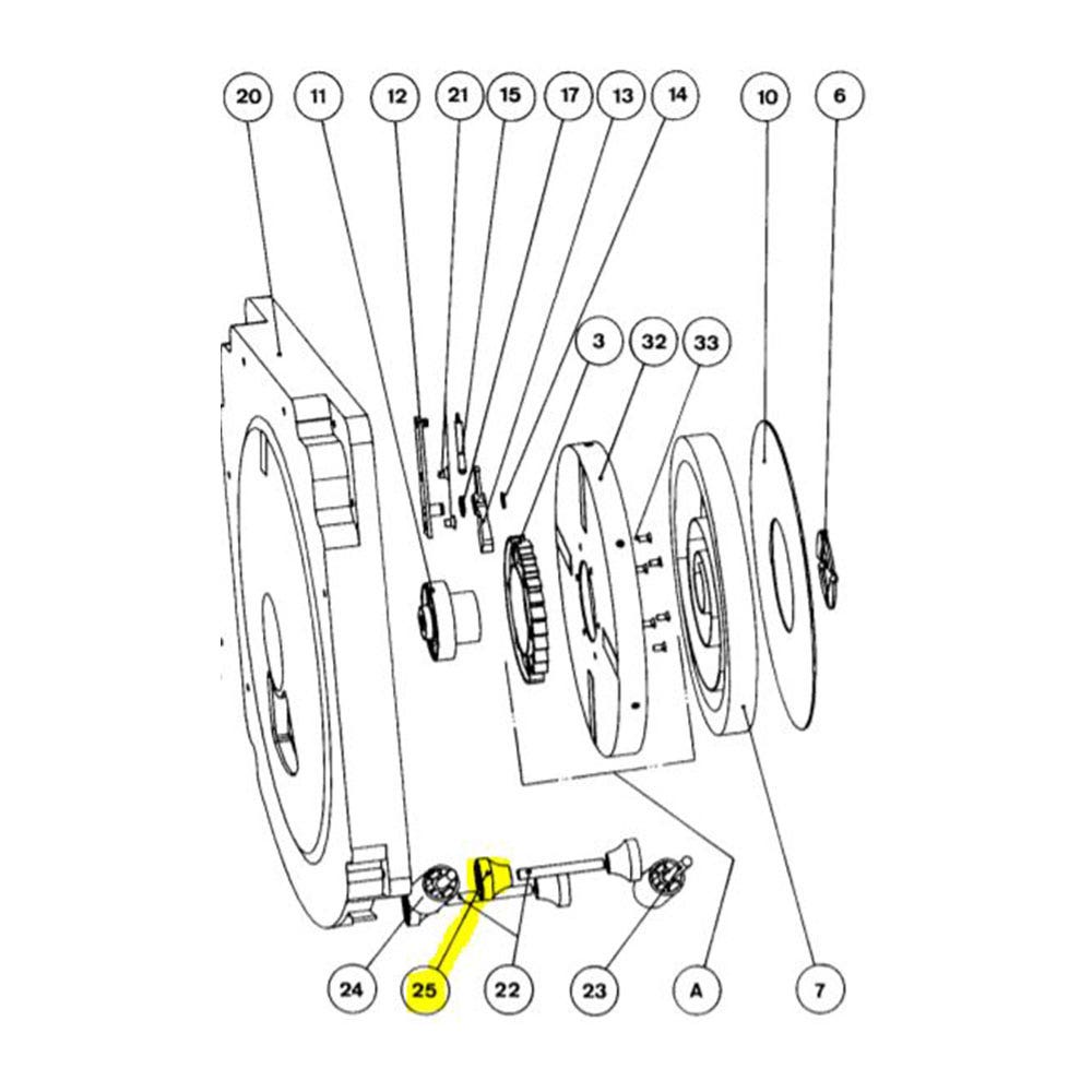 Roller For Hose Reel Assembly Short 419103 850606