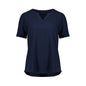 Blouse Womens Ruche Short Sleeve  10 Navy RU568LS-Navy-10_40077156_RU568LS-Navy-10