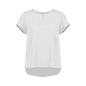 Blouse Womens Short Sleeve  10 Ivory RU569LS-Ivory-10_40075742_RU569LS-Ivory-10