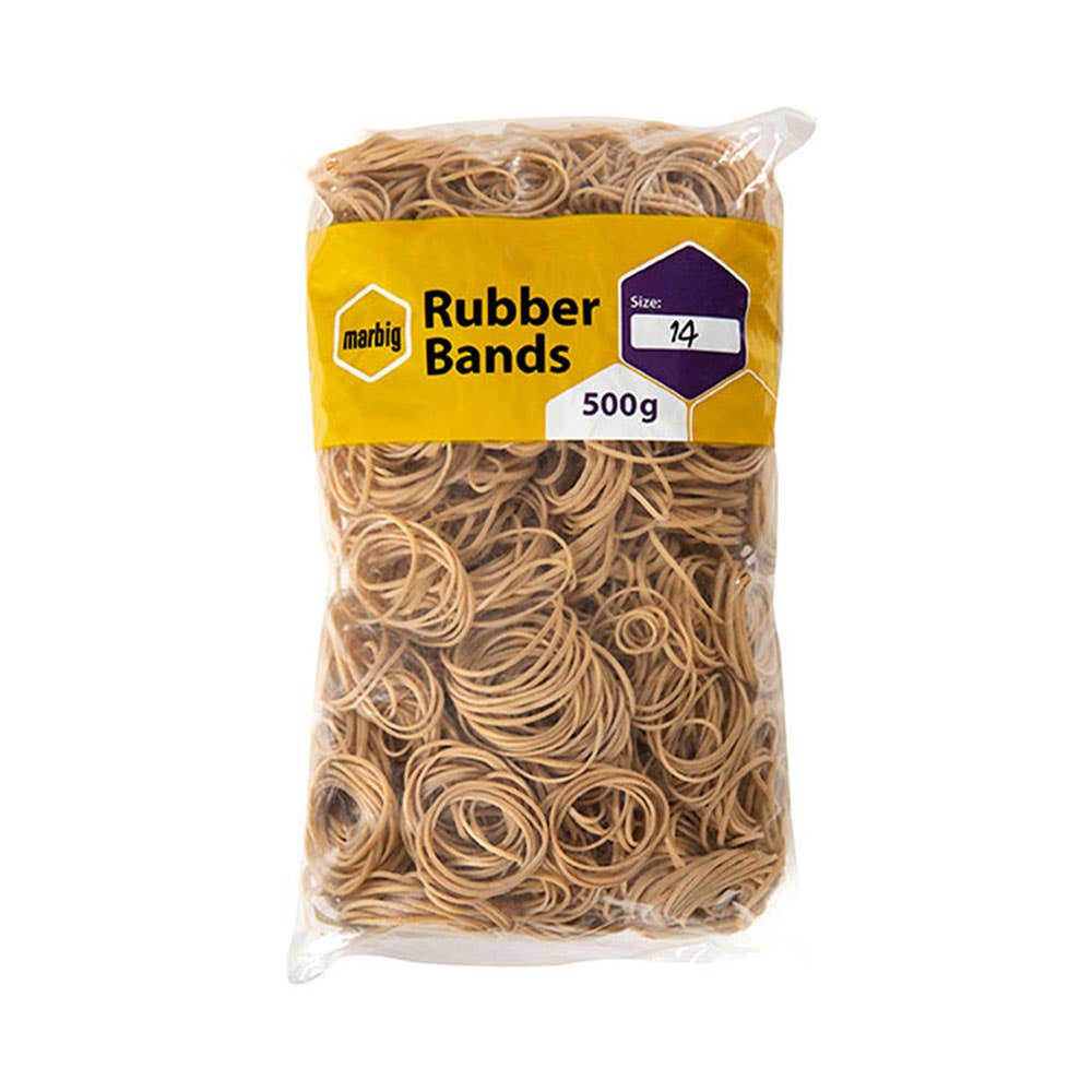 Size 14  Rubber Bands 1.5mm 500g 38100600 46465