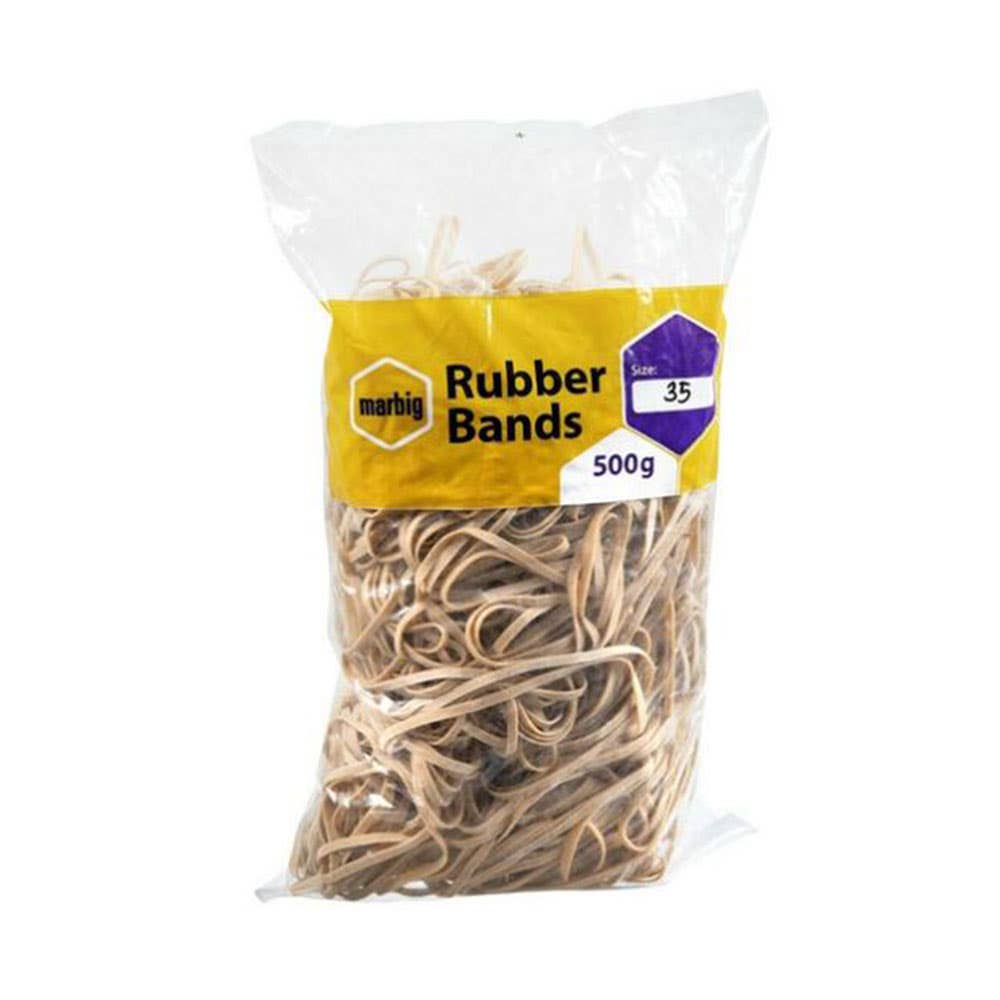 Size 35 Rubber Bands 3mm 500g 38101500 46473