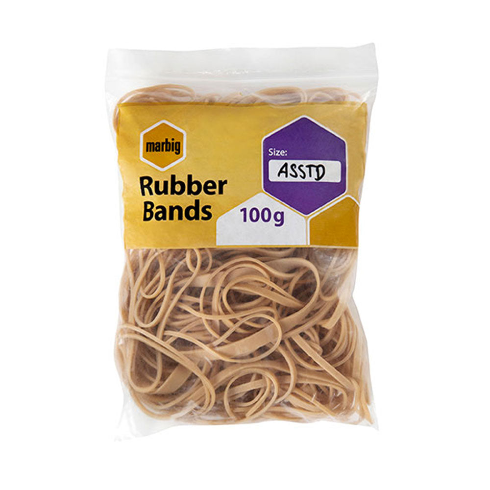 Rubber Bands 100G Assorted_38986000_46495