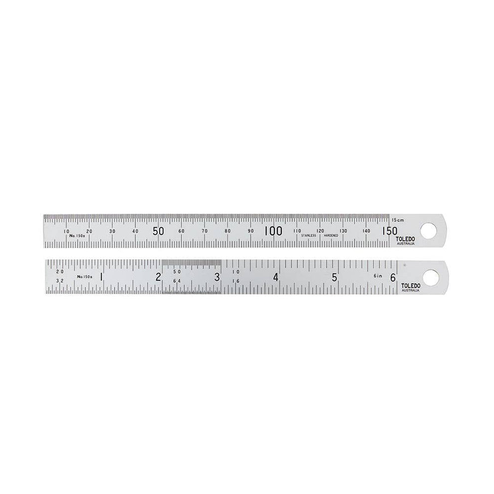 RULE RULE STEEL TOLEDO 150B 150MM/6'' 150B6 – ATOM