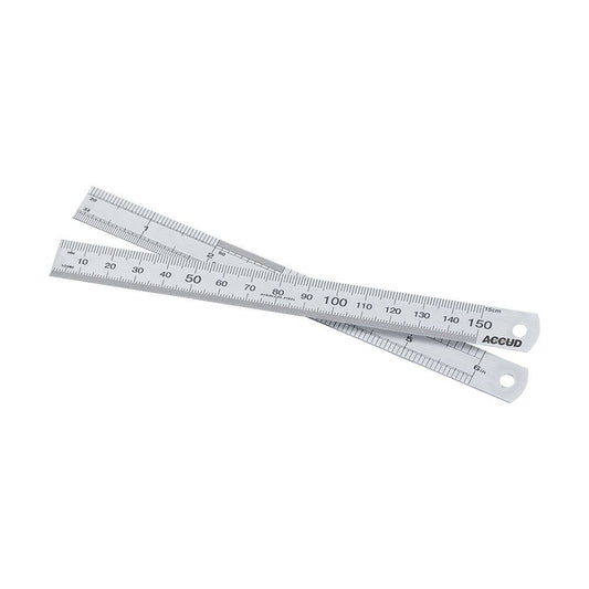Stainless Steel Metric & Imperial Ruler 150mm 40032746 AC-990-006-11